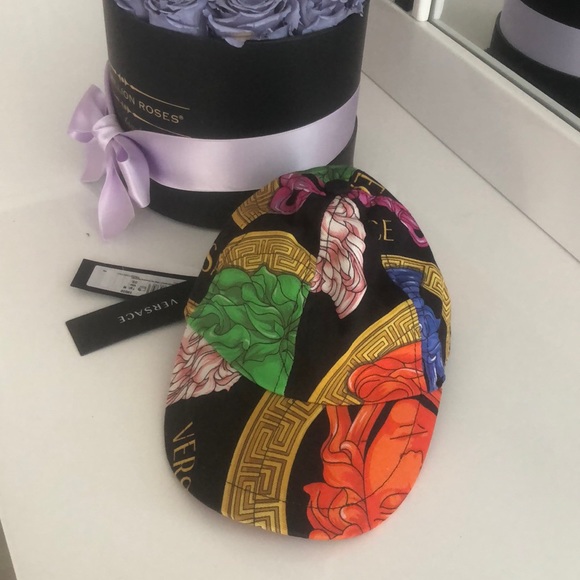 Versace Kids Logo Baseball Cap Medusa Stretch Print M - Picture 1 of 5